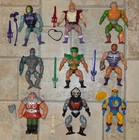 MOTU, He-Man figures lot vintage masters of the universe set Mattel Tri-Klops