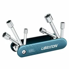Libraton Nut Driver Set Folding 6-piece Set Chrome Vanadium Hex Nut Box Driver