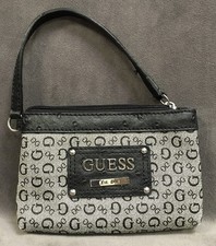 NEW GUESS GREY PROPOSAL SLG WRISTLET CLUTCH WALLET