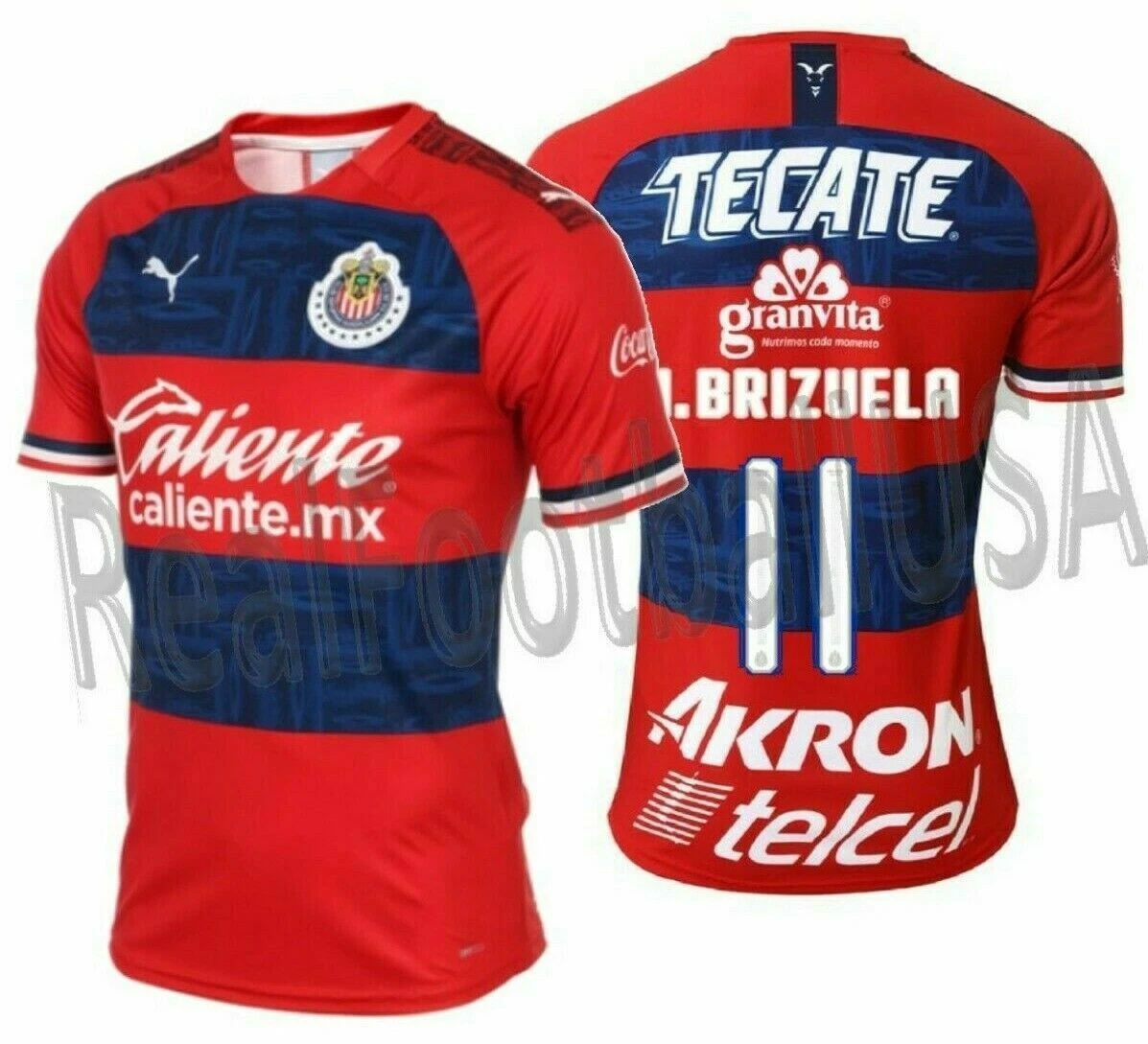 PUMA ISAAC BRIZUELA CHIVAS DE GUADALAJARA AWAY JERSEY 2019 20