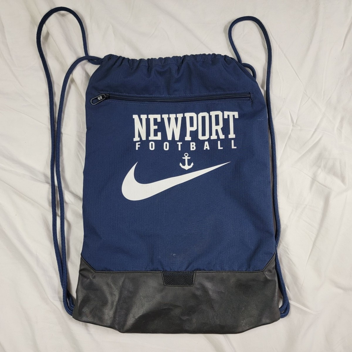 nike football drawstring bag