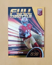 2022 Donruss Elite Full Throttle Orange /25 Brandon Aiyuk #FT17 SSP 