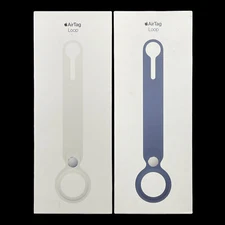 Genuine Apple AirTag Leather Loop or Polyurethane Loop Case - Open Box Air Tag