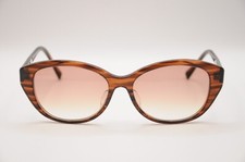 NINA RICCI NR26603 CAT EYE SUNGLASSES BROWN 57-17-135 USED 