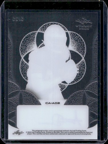 Ashton Daniels 2024 Leaf Trinity Clear Green Auto Autograph Rc /25 - Picture 2 of 3