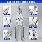 Wire Stripper Crimping Electrical Pliers Cutter Crimper Adjustable Awg 6-16