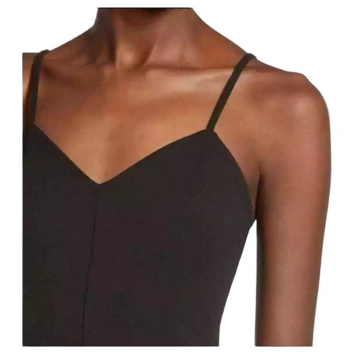 Leith Spaghetti Strap Sweetheart neckline Cropped Jumpsuit Black Size XS - Picture 2 of 9