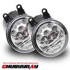 LED PAIR Front Bumper Fog Lights Driving Lamps For TOYOTA PRIUS V 2012-2014