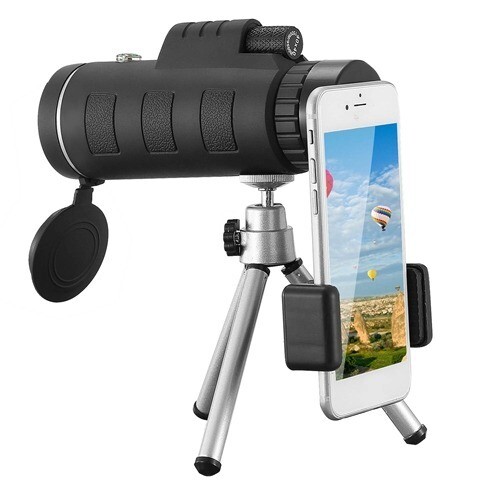 40x40 HD Optical Monocular Telescope w/ FMC Lens Low Light Vision Scope Phone - Picture 1 of 3