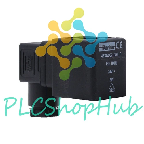 1P Parker Solenoid Valve Coil 481865C2 D5BF 24VDC 9W