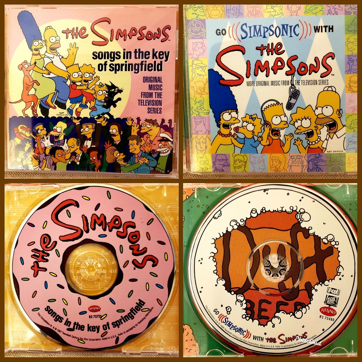 The Simpsons: Go Sympsonic & Songs In The Key Of Springfield - CDs