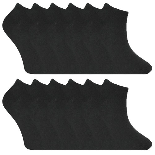 black trainer liner socks