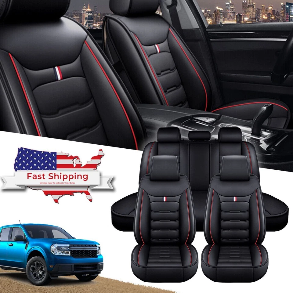 PU Leather Car Seat Cover Full Set For Honda Accord/Civic/CR-V/Pilot/Odyssey - Imagem 4 de 4