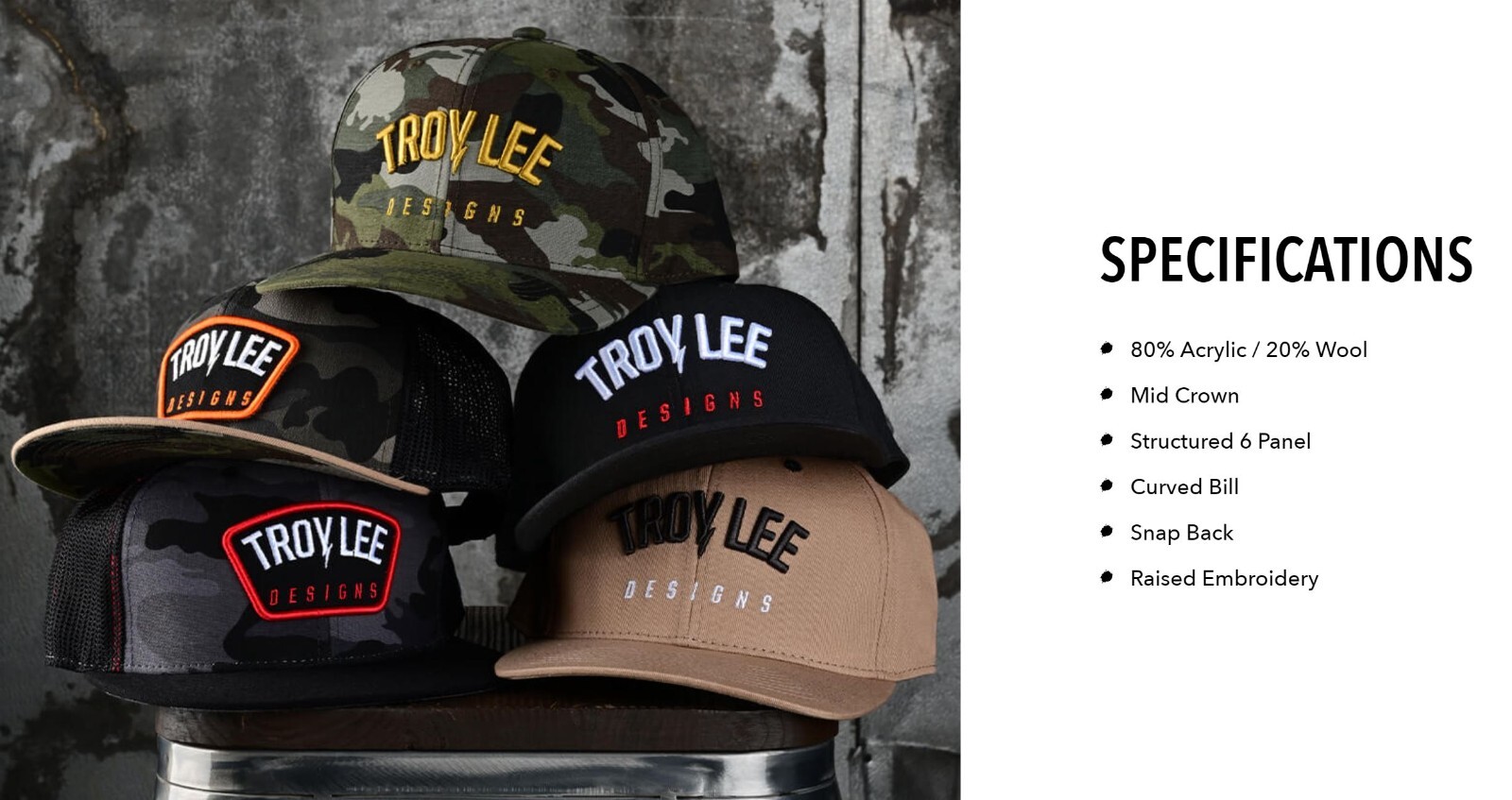 KTM Troy Lee Design Factory Team Trucker snapback sapka, kék