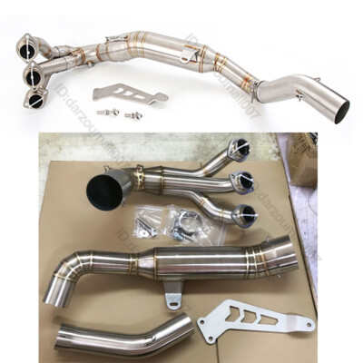 For Yamaha MT09 FZ-09 2020-2023 Motorcycle Exhaust System Front Mid Connect Pipe