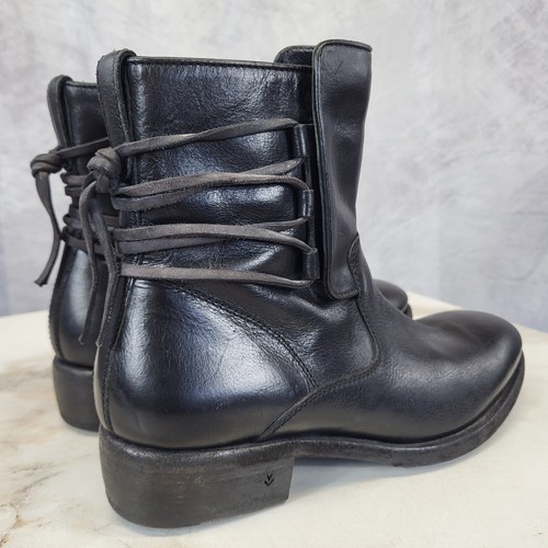 MSRP $1198 John Varvatos KEITH Back Lace Boots Men's Size 7.5 Black - Bild 9 von 21
