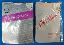 Vintage Pantyhose LOT of 2 Bill Blass  Ruth Barry USA Made NEW Old Stock