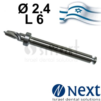 Surgical External Step pilot drill with built-in stopper  Ø2.4 L6