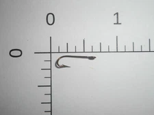 100 MUSTAD #22 FLY TYING KIRBY SEA HOOKS EXTRA LONG SHANK BRONZED 1422 A