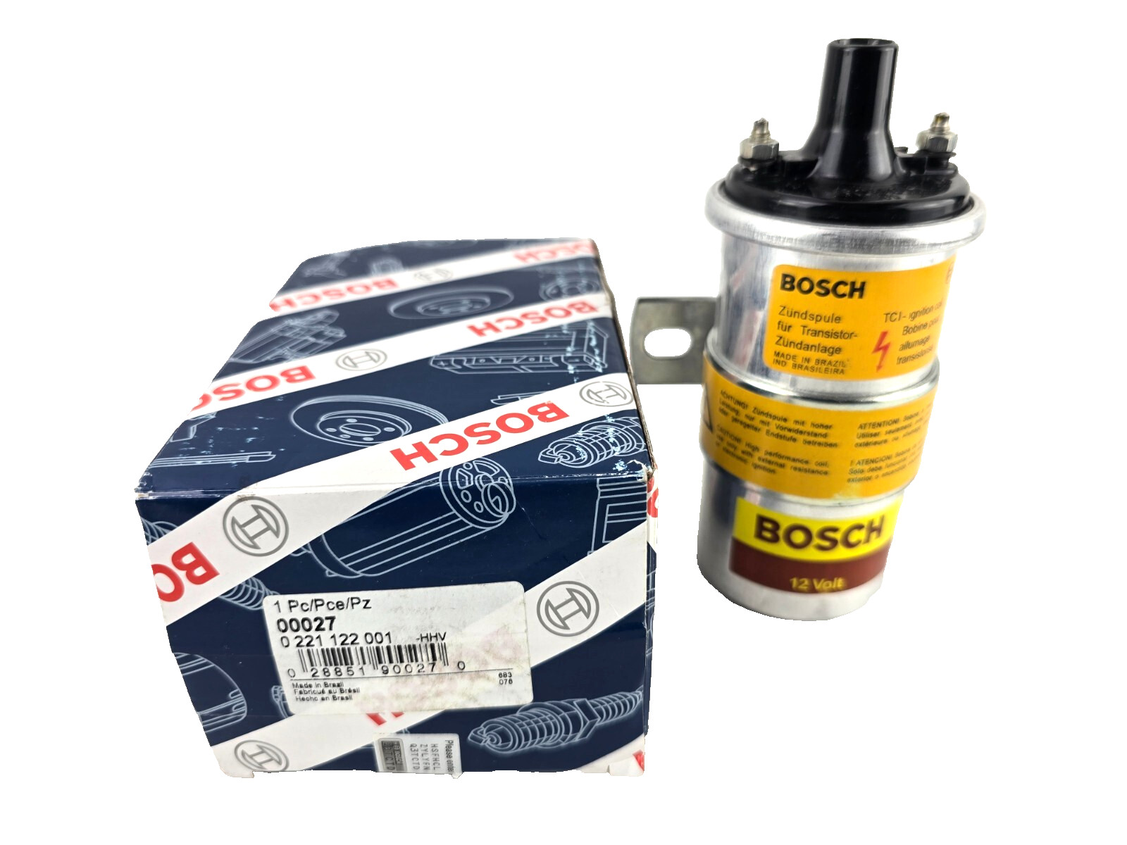 NOS Bosch Mercedes Ignition Coil W108 W109 W111 W100 W113 R107 0221122001