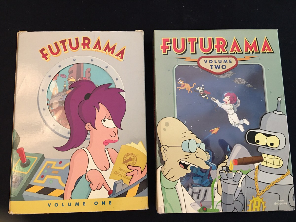 Futurama, Volume 1 and Volume 2, DVD Disc Set! | eBay