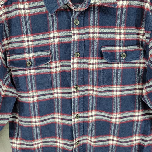 Jachs Herren Hemd XL Flanell Knopfleiste kariert Langarm Taschen - Bild 4 von 9