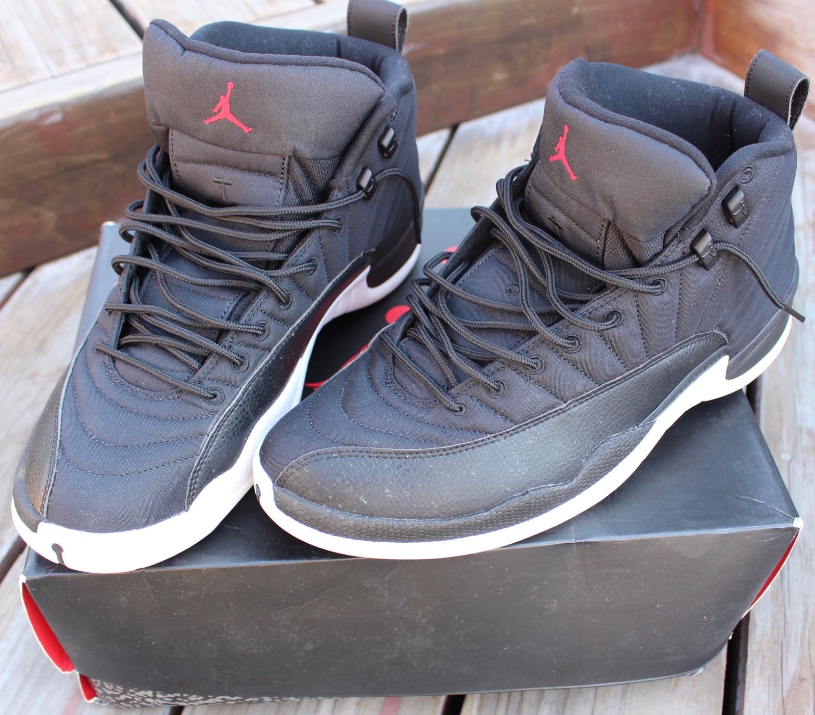 Nike Air Jordan 12 XII Retro Black Nylon Neoprene 130690-004 Size 13 Nike Air Jordan 12 XII Retro Black Nylon Neoprene 130690-004 Size 13