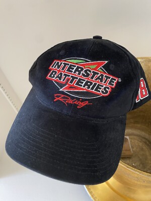 Interstate batteries racing baseball hat Cap #18 NASCAR Joe Gibbs Kyle Busch