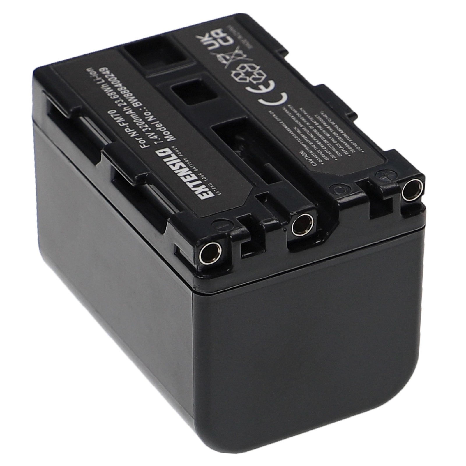 Chargeur Double Pour Batteries Sony DCR-TRV33E/340 - Station + Câble Micro-USB - Vhbw