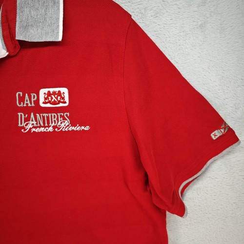 BRAX Poloshirt Herren Polohemd Shirt Gr. L Rot Polokragen Kurzarm Baumwolle - Bild 4 von 10