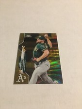 Free Ship PWE! 2020 Topps Chrome Liam Hendricks Gold Refractor #d/50 Athletics