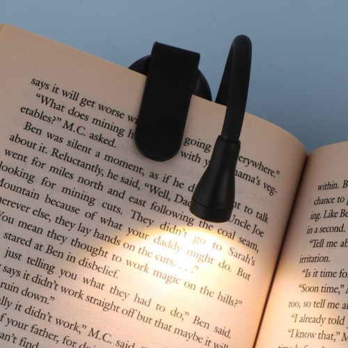 Mini LED Eye Protection Book Night Light Adjustable Clip 360° Flip Study Lamp - Photo 11/14