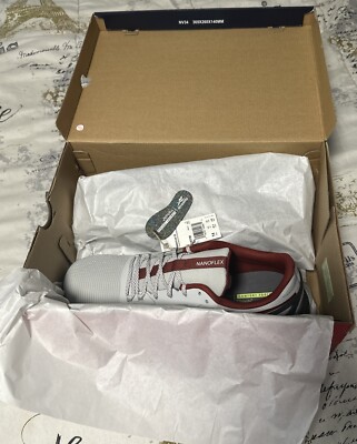 Reebok Men's Nanoflex Cross Trainer Pure Grey/Red Ember Size 9.5
