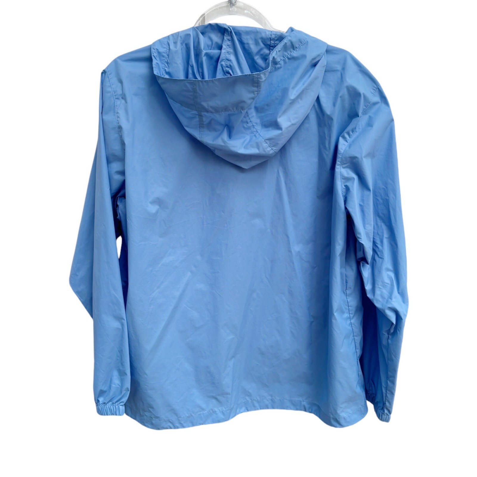 Womens LL Bean Basic Hooded Outer Shell Windbreak… - image 2