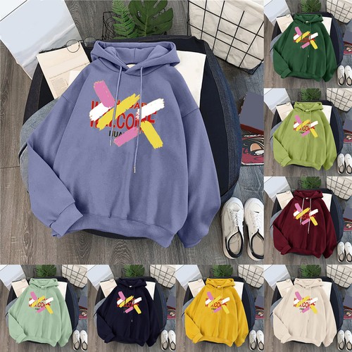 FKZ Women Sweatshirts Hoodies Winter O Neck Patchwork Long Sleeve Casual Clothin - Foto 7