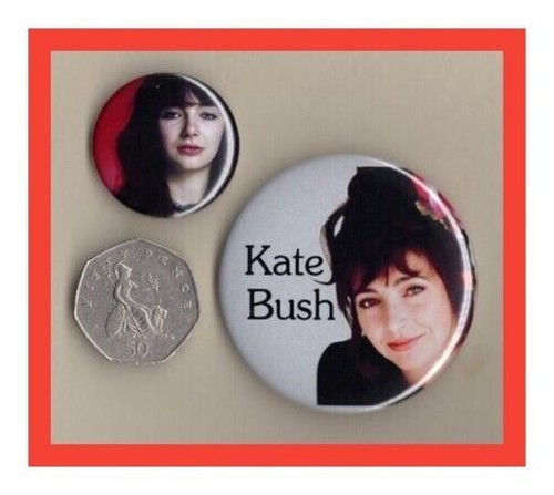 Kate Bush / 6 x Assorted Badges / Pins - Set 2 - Babooshka - Picture 2 of 2