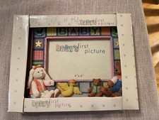 Baby  s First Picture Frame Walmart Bunny Bear 4"x6" NEW in Box