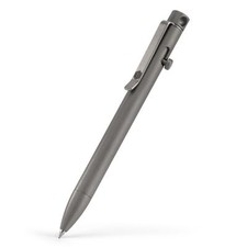 KeyUnity KP01 Bolt Action Pen with Clip, Titanium Alloy EDC Pocket Pen Retrac...