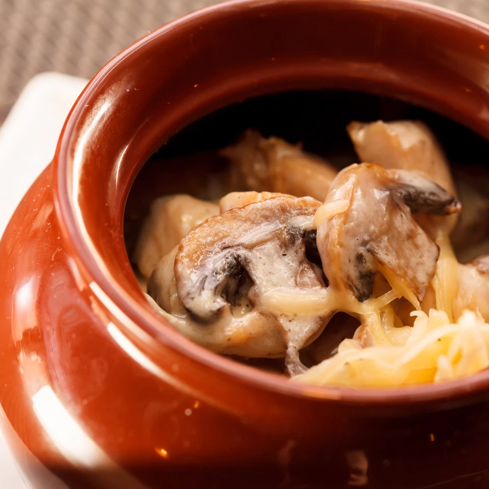 Juego de 6 ollas para hornear gres para guisar juego de ollas de arcilla Ramekin 6x17 oz Foto 4 de 4