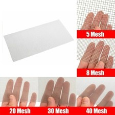 Stainless Steel 5 8 20 30 40 Mesh Woven Wire Filtration Screen Filters 15cmx30cm