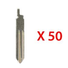 New Uncut Remote Flip Key Blade Blank Replacement for Nissan Rogue (50 Pack)