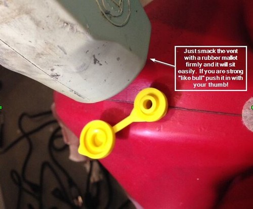 70 - Yellow Vent Caps Gas Fuel Can Midwest Blitz Wedco Briggs Scepter HEAVY DUTY - Picture 3 of 12