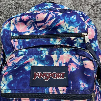 bubble jansport backpack JanSport Superbreak Student Backpack Bubble Gum Blue Pink Weekend Large