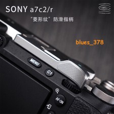 Hot Shoe Thumb Up Grip for Sony A7C2 A7CR Camera Support Aluminum Handle Silver