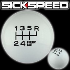 Whiteblack Fing Fast Shift Knob 6 Speed Short Throw Selector Un2 Kit K47