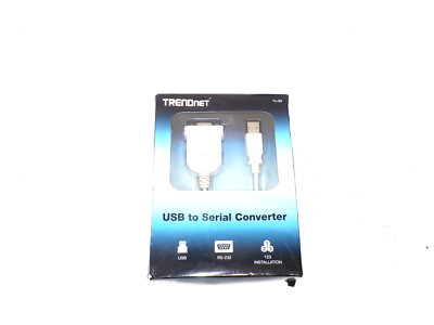 NEW TRENDnet TU-S9 USB to Serial Converter USB to RS-232 Male DB9 Serial Cable