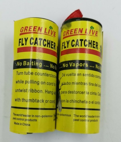 Fly Catcher of 8 Rolls Outdoor or Indoor Use Non-Poisonous Pest Control - Picture 4 of 4