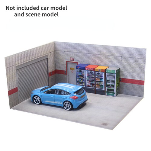 1/64 Diorama Vending Machine Model City Street Beverage Cabinet Scene Prop Model - Picture 4 of 16