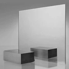 Acrylic Plexiglass Plastic Sheet - 1/8" Thick - Silver Mirror - 24" x 24"