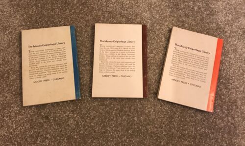 3 libros de lectura elemental MOODY PRESS cañón escolar de una habitación Walton 1950 - Imagen 2 de 12